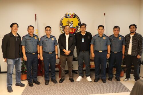 PCOL DAVID N POKLAY, Director, Anti-Kidnapping Group (AKG) paid a courtesy visit to Judge Jaime B. Santiago, Director of the National Bureau of Investigation (NBI), in Macapagal Boulevard, Pasay City